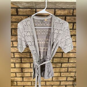 Knitted and knotted cardigan‎ Anthropologie